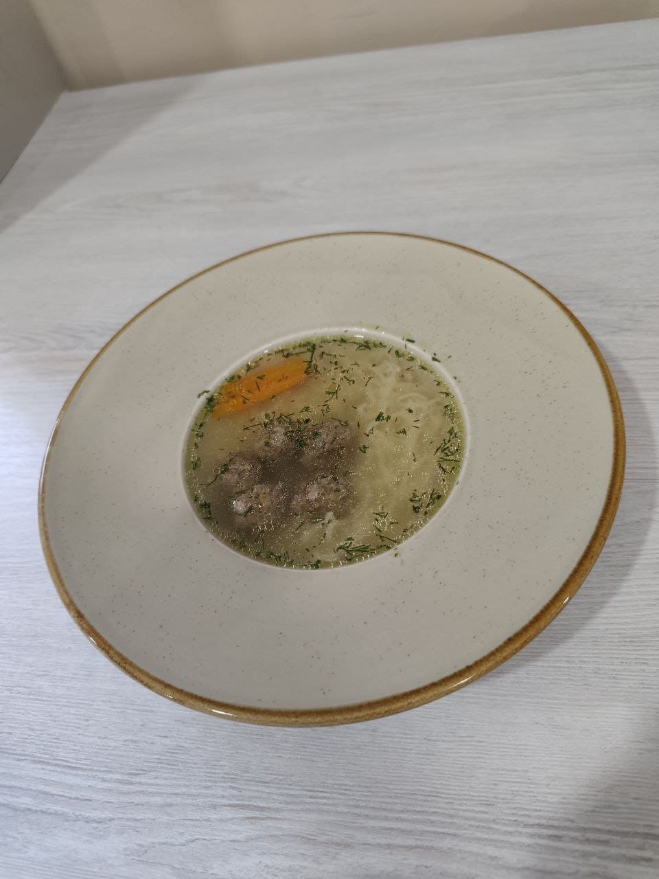 Суп из фрикаделек