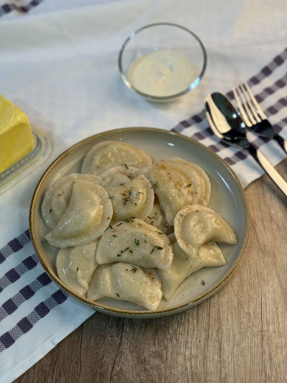 Вареники с картофелем